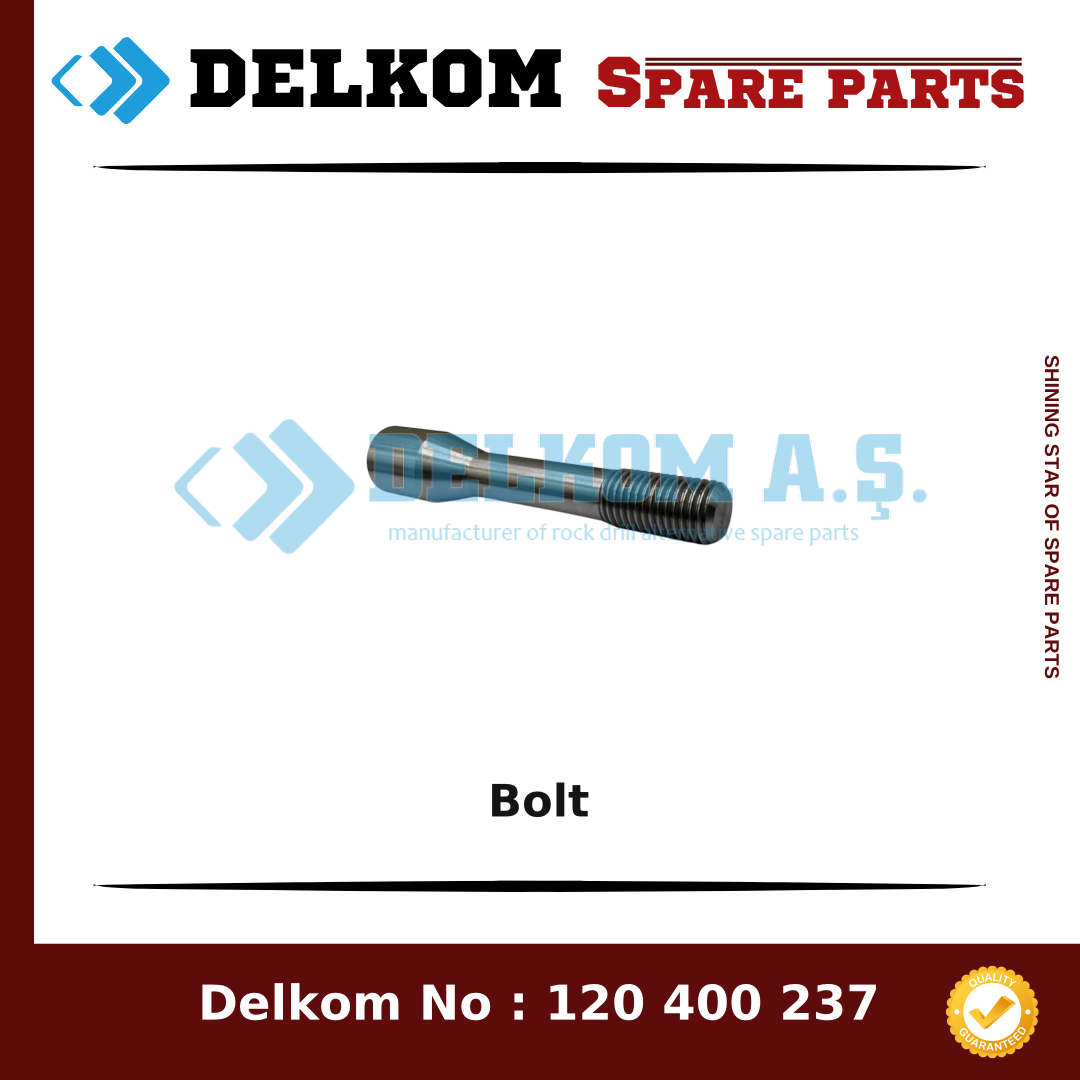 Epiroc Bolt spare part, OEM 3128 3069 55