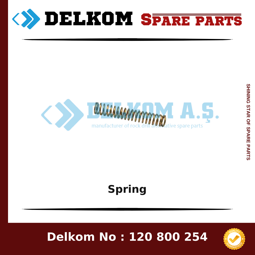Epiroc Spring spare part, OEM 3128 2001 00