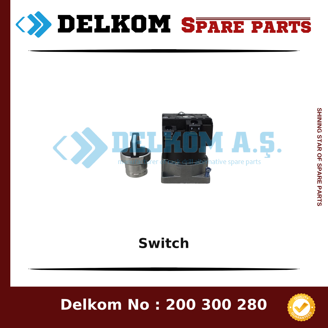 Epiroc Switch spare part, OEM 5112 3138 08