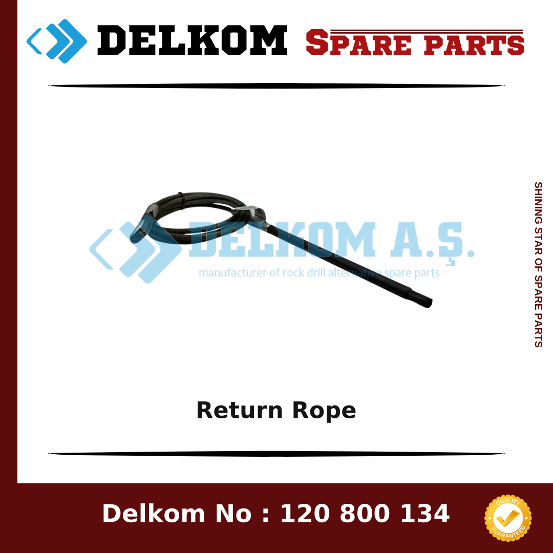 Epiroc Return Rope spare part, OEM 3128 0784 13